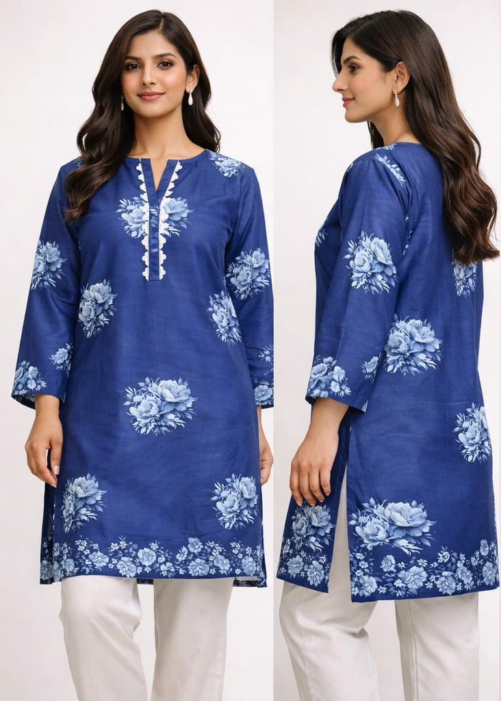 Lawn 2 Piece – Blue