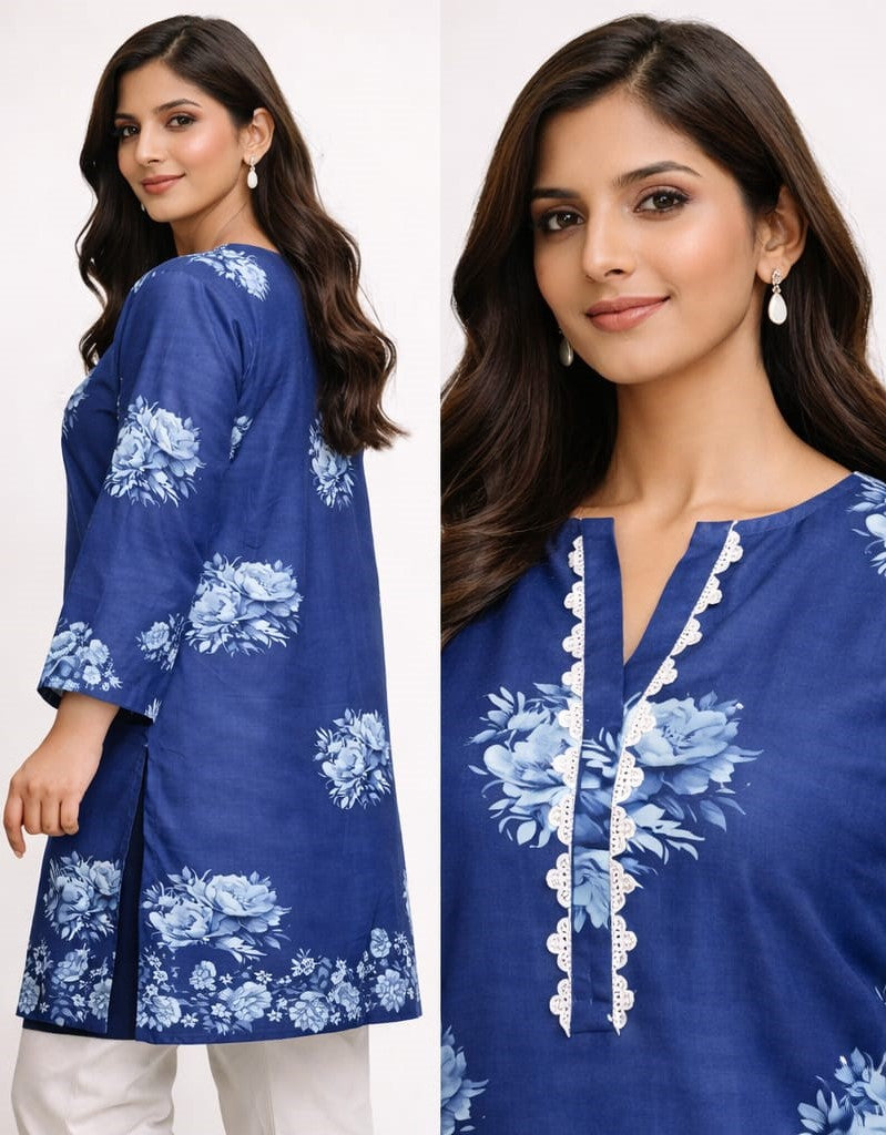 Lawn 2 Piece – Blue