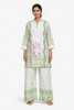 Green Floral Printed Kurta & Pants Co-ord Set